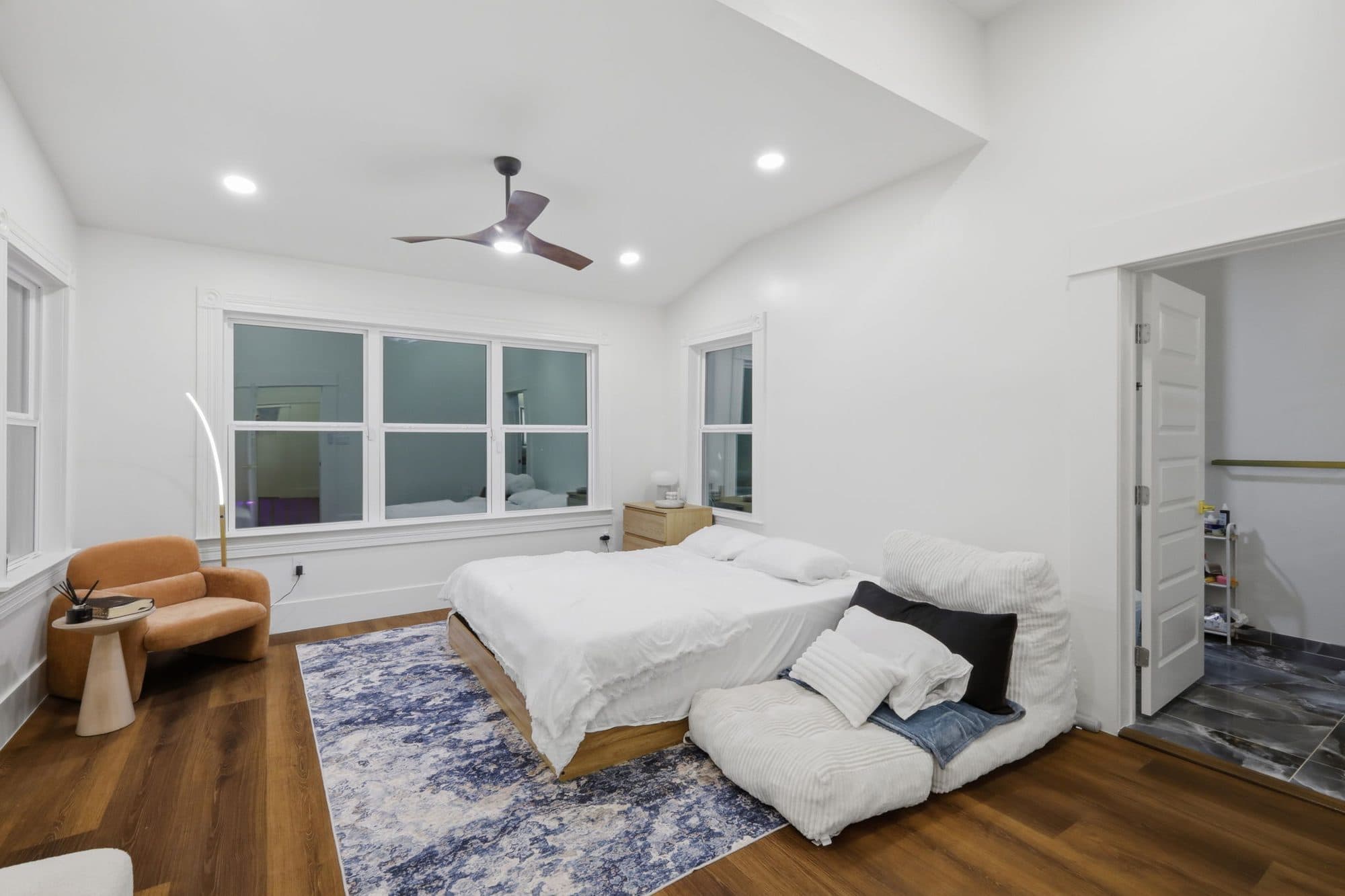 Primary bedroom at 917 Burnet Street with natural light