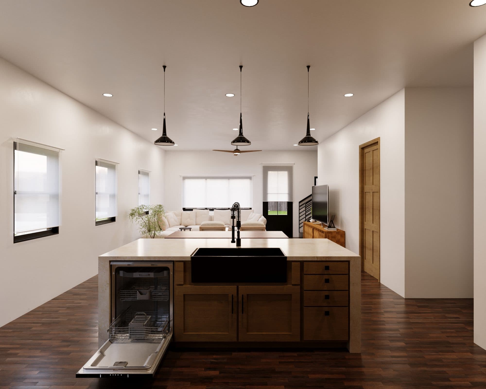 Primary suite rendering