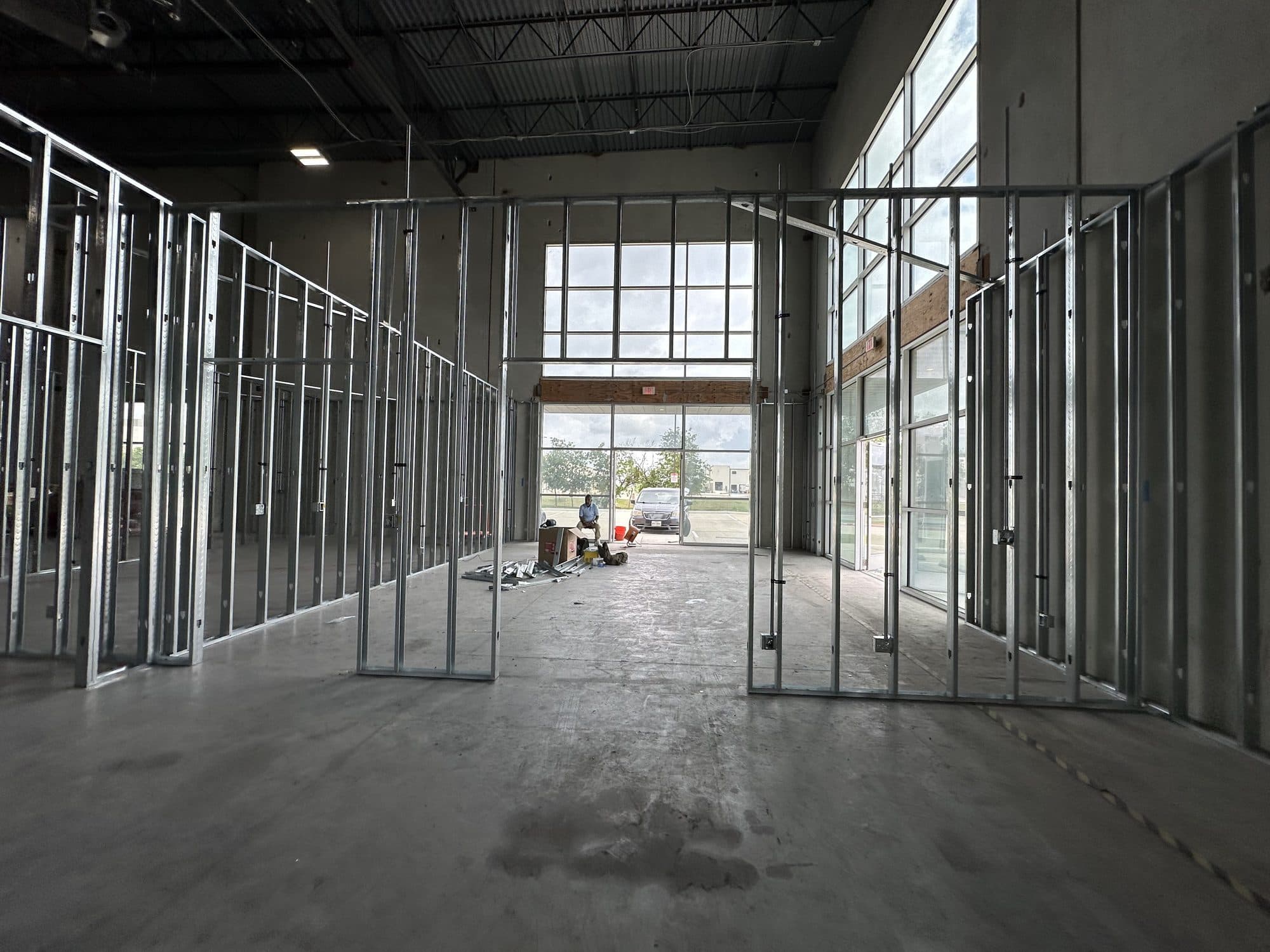 Advanced industrial lab interior